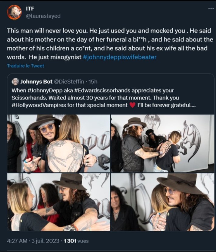iSara2023's tweet photo. *Daily reminder to report *
She's not only obsessed but she's stupid too 🙂
#amberturdisanabuser
#amberturd
#39mashedpotato
#AHStansAreUnhinged
#amberheardisNOTworthit
#AmberHeardlsALiar https://t.co/MekLTNw44T