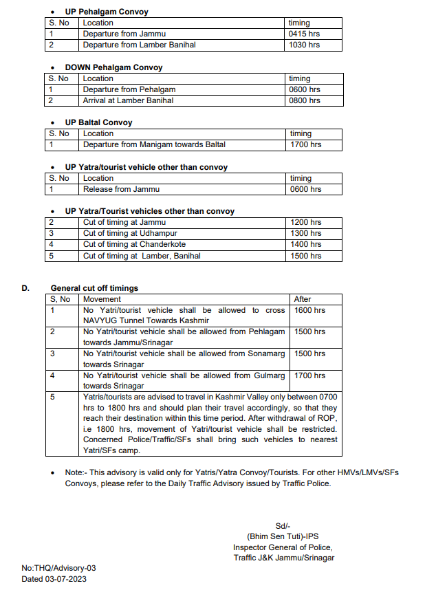 J&K Traffic Police tweet media
