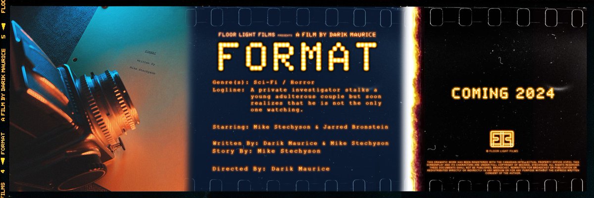 FormatTheFilm's tweet photo. We are very excited to announce that FORMAT is in the PRE-PRODUCTION stage and will be heading into PRODUCTION this October! Here’s a little info on our short film… 🎞️🎥🎬🎭

#shortfilm #filmmaking #filmproduction #film #moviemaking #movies #cinema #horror #scifi #filmmaker #act https://t.co/70sCvSX9XS