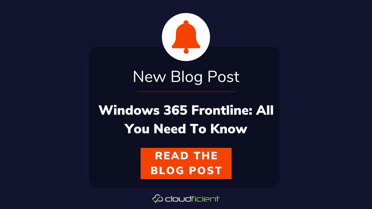 cloudficient's tweet image. Want to stay ahead as a frontline worker?Learn how it revolutionizes your work experience and empowers you to excel in your role. #Windows365Frontline #FrontlineTechnology #WorkplaceInnovation hubs.li/Q01S4RQT0