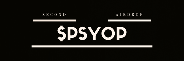 web3elephant's tweet image. WEB3. 🦍 The public $PSYOP  airdrop is now live.  Check eligibility and claim👇
                                psyopdrop.space 
#AIT #NFTs $XEN $APE #ETH #altcoins $LINK $DOGE $XRP $PEPE #Airdrop $BOB $WAGMI #MATIC $CAW $FLOKI $PSYOP $BEN #USDT $BTC $ADA #crypto Stake