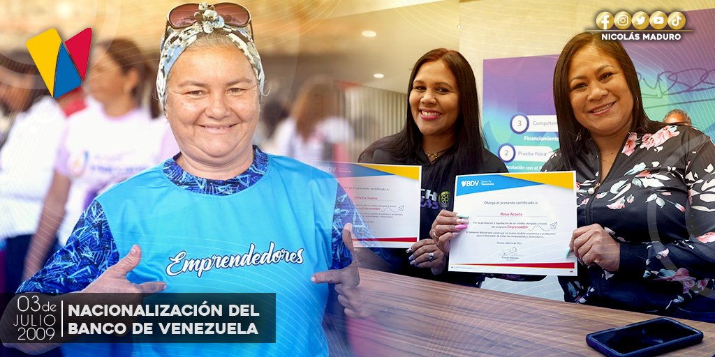 La nacionalización del Banco de Venezuela significó un paso adelante hacia la inclusión y el impulso del sector productivo nacional. Hoy representa una gran fortaleza para la Revolución en la resistencia contra las agresiones económicas y el desarrollo de una nueva economía.
