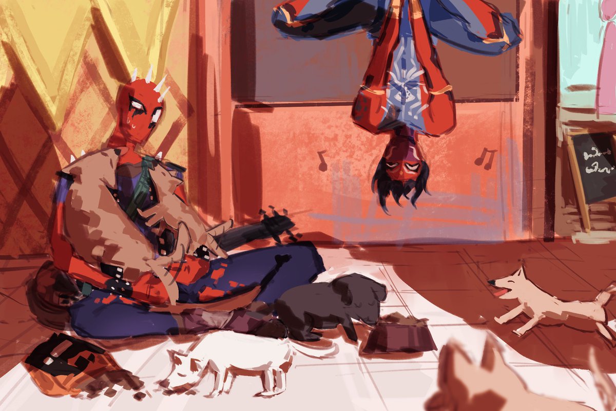 morning routine #Spiderman #SpiderVerse #chaipunk #PavitrPrabhakar #HobieBrown