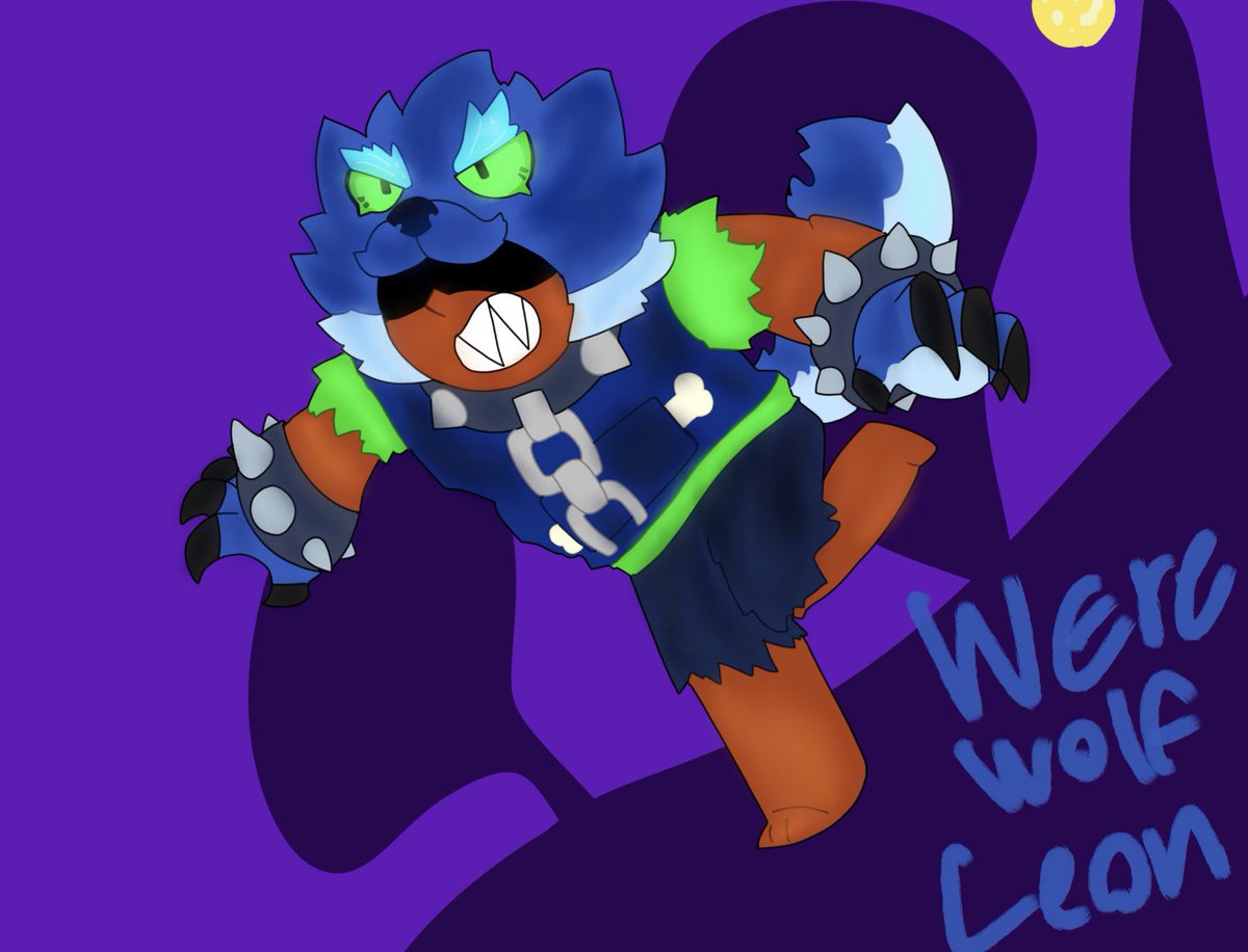 Phoom094's tweet photo. #brawlstars #brawlstarsart #brawlstarsleon #brawlstarswerewolfleon #werewolfleon
HOWL ! Werewolf Leon ! https://t.co/1Q34OGmv8x