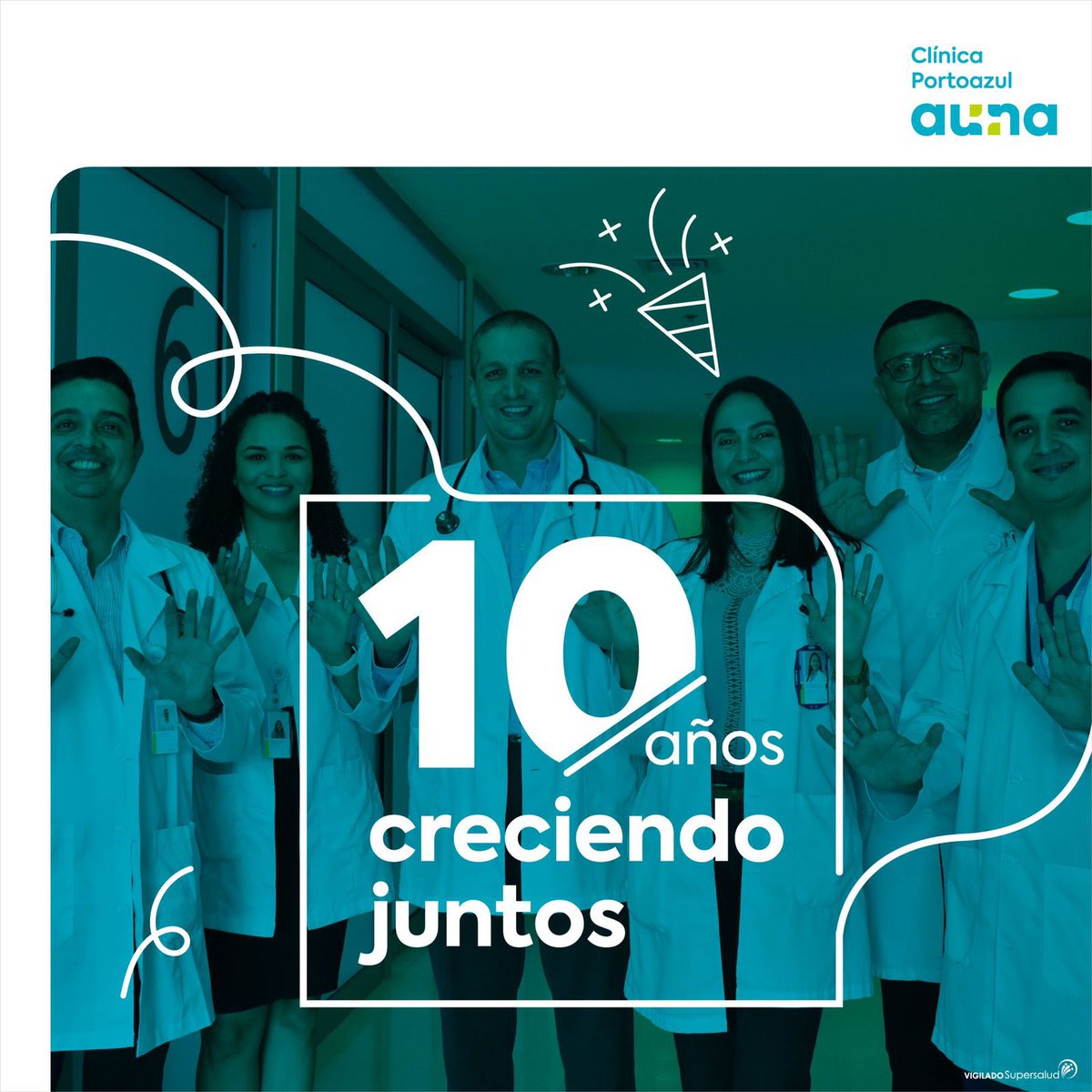 PabloCervera's tweet photo. Desde hoy celebramos nuestros 10 años transformando la salud en la Región Caribe, un recorrido de muchos logros y experiencias 💛  

Este mes queremos compartir cada paso que hemos dado 💯

 ¡En Clínica Portoazul Auna cuidamos la vida para vivirla mejor, siempre! https://t.co/6kRu9Lm8as