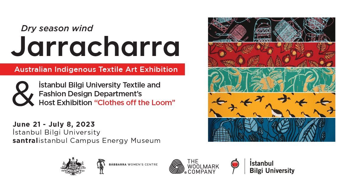🇦🇺’da Temmuz ayının ilk haftası, yerli kültürlerin ve başarılarının kutlandığı #NAIDOC Haftası’dır. 

Bu yıl, 8 Temmuz’a kadar devam edecek olan İstanbul Bilgi Üniversitesi santralistanbul Kampüsü Enerji Müzesi'nde #Jarracharra tekstil sergisini kaçırmayın. 

#ForOurElders