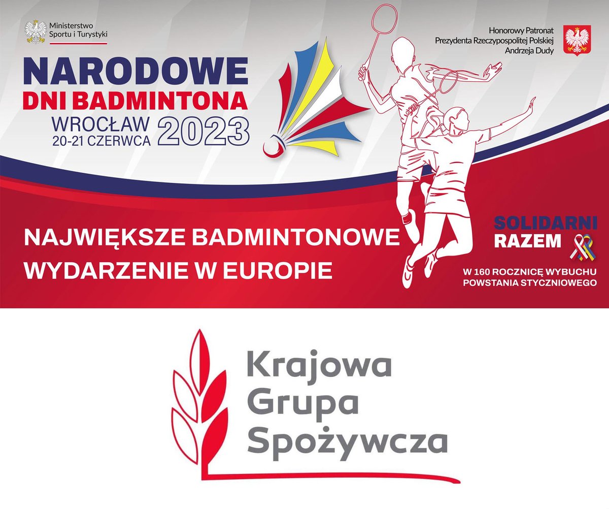 Krajowa Grupa Spożywcza była Partnerem Głównym Narodowych Dni Badmintona. 
Dziękujemy!!!   
#KrajowaGrupaSpożywczaSA #KrajowaGrupaSpożywcza 
#KGSSA 
#PolskiCukier
@kgs_pl