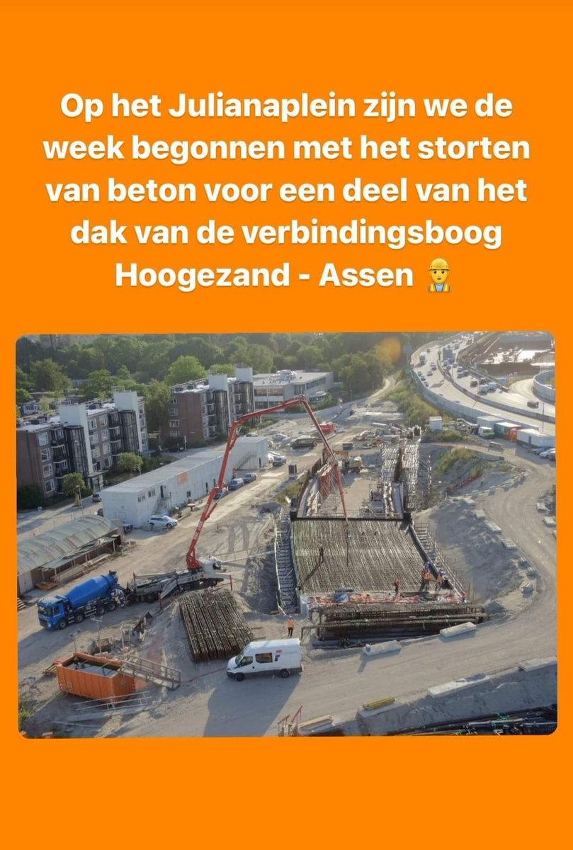 Storten &amp; afwerken te Groningen
#bouwenmetbeton #Julianaplein