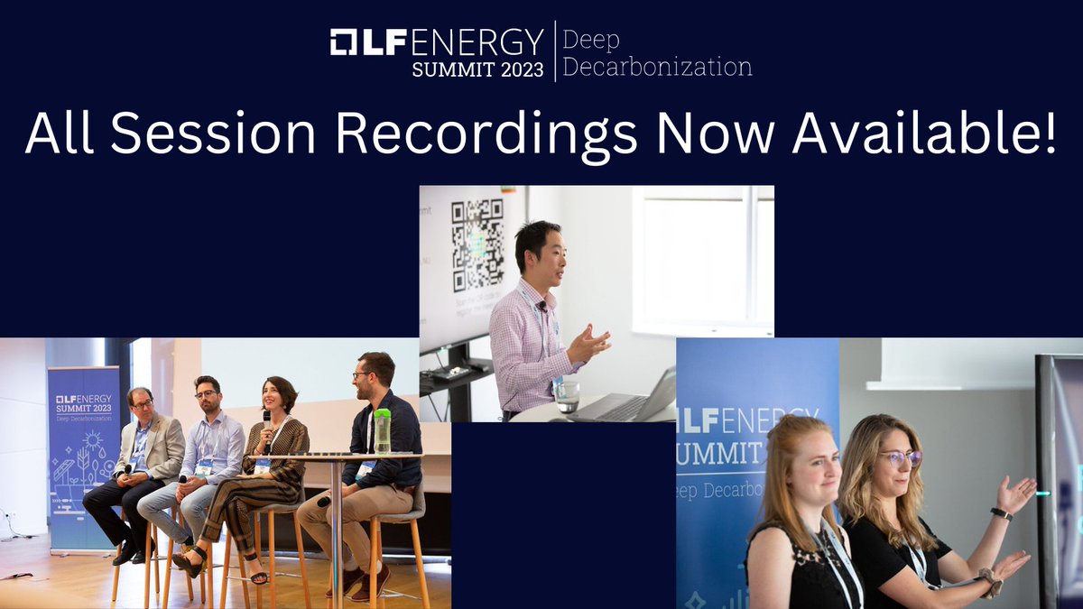 Video recordings of all sessions from LF Energy Summit 2023 last month are now available to view for free! Access fantastic content on open source technology and energy systems at hubs.la/Q01WfT3b0

#lfenergy #lfenergysummit #energy #utilities #opensource #decarbonization