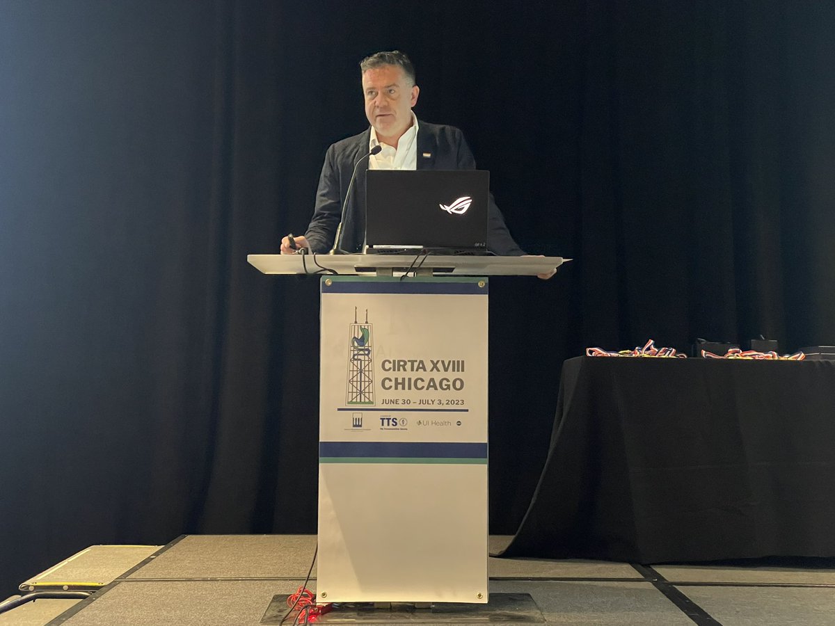 Incoming IRTA President Jonathan Hind gives his maiden speech at CIRTA 2023. Good luck Jonathan! @irta_tts #cirta2023