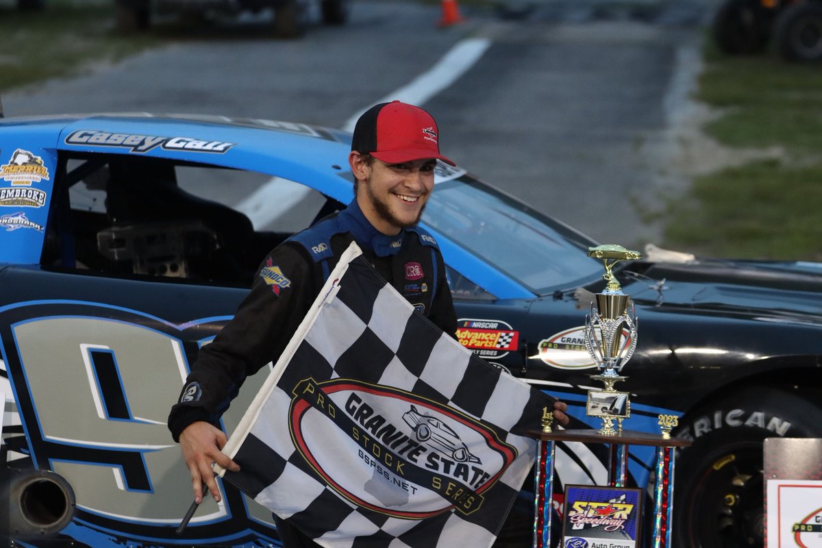 Granite State Pro Stock Series (@gsprostocks) on Twitter photo Casey Call picked up his second career <a href="/GSProStocks/">Granite State Pro Stock Series</a> win on Saturday night at Star Speedway, leading all 100 laps.
<a href="/JeffBrown781/">Jeff Brown</a> recaps their third race of the season in New Hampshire....
Recap & results: bit.ly/3NY9VW4
πΈ: Jeff Brown Casey Call picked up his second career <a href="/GSProStocks/">Granite State Pro Stock Series</a> win on Saturday night at Star Speedway, leading all 100 laps.
<a href="/JeffBrown781/">Jeff Brown</a> recaps their third race of the season in New Hampshire....
Recap & results: bit.ly/3NY9VW4
πΈ: Jeff Brown
