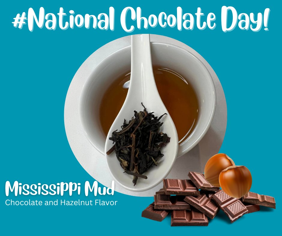 Happy National Chocolate Day! Celebrate with our US grown tea that is perfectly flavored with a hint of Chocolate and Hazelnut. This is a great tea to indulge with on National Chocolate Day!

#NationalChocolateDay #Tea #USGrown