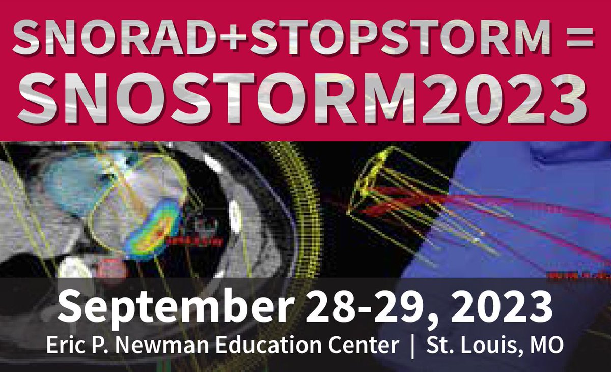 Interested in learning more about treating #VT with #radiation? Register for #SNOSTORM23 to hear from leaders in this field from around the world. For details and registration, visit bit.ly/43D0RLI. #radiateVT #CRAforVT #EPeeps @WashURadOnc @WashUCardiology