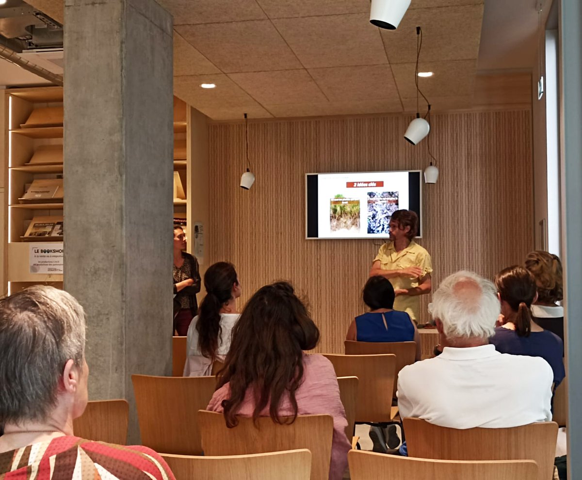 Sol vivant, observation, travail naturel du sol.

Echanges avec le pédologue Gilles Domenech autour d'Habiter le Sol Vivant.

📚Pour les petits, <a href="/BonnemeFlora/">Bonnemé Flora</a> de Librairie Technè a lu des albums sur le vivant au jardin.

#courbaragnon #toulouse #caue31 #sol #nature #natureenville