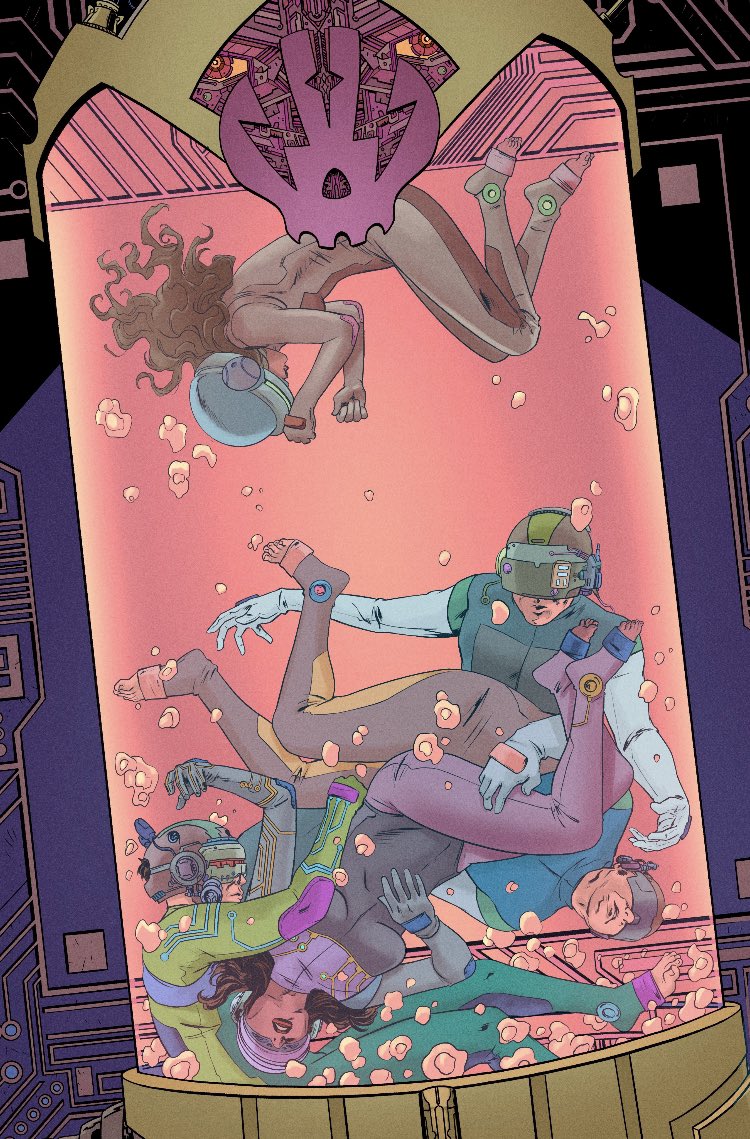 Lounge_Act1's tweet photo. If you are bored by all this gambling nft shit out there step back and enjoy the art of @AdamPollina and the work by the whole team of @EY3K0N! We have comics, evolving pills, amazing stories, beautiful art and the most important thing: we have fun! What more do you need? https://t.co/7kGuwPYMLs
