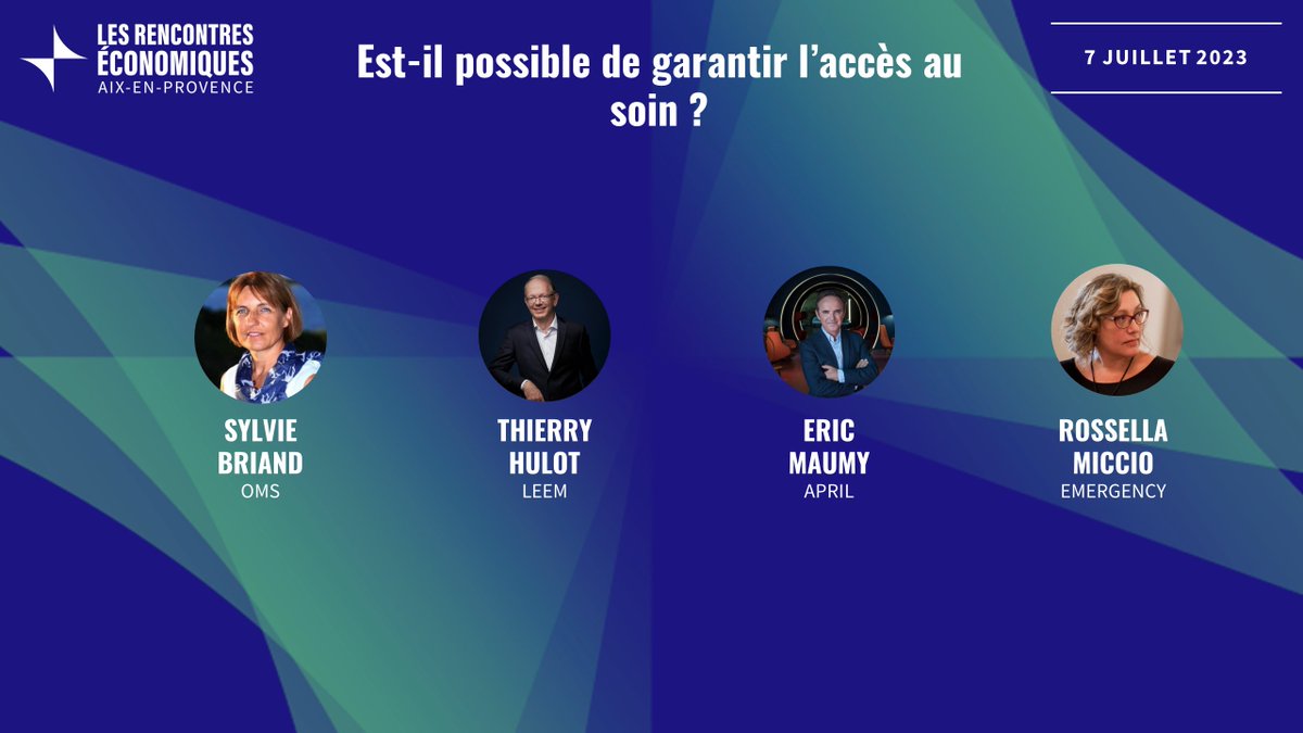 1️⃣Session 3: "Est-il possible de garantir l'accès au soin ?"
Le système de #santé doit relever d'immenses défis en mettant en place une stratégie globale d'accessibilité et une politique publique solide.

Le résumé: buff.ly/44qCEbs

#REAIX