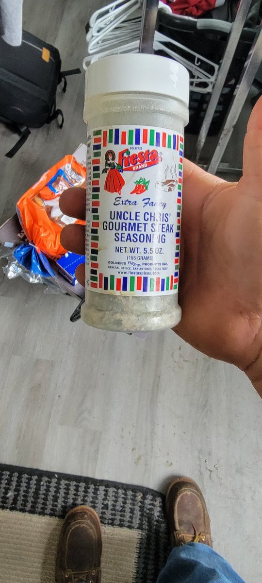 marioncofarmer's tweet photo. If you aint song #unclechris gourmet steak seasoning you are missing out on some excellent stuff @gdi_ag turned me on to this and im glad he did hell we put it on everything https://t.co/myfhLG53UG