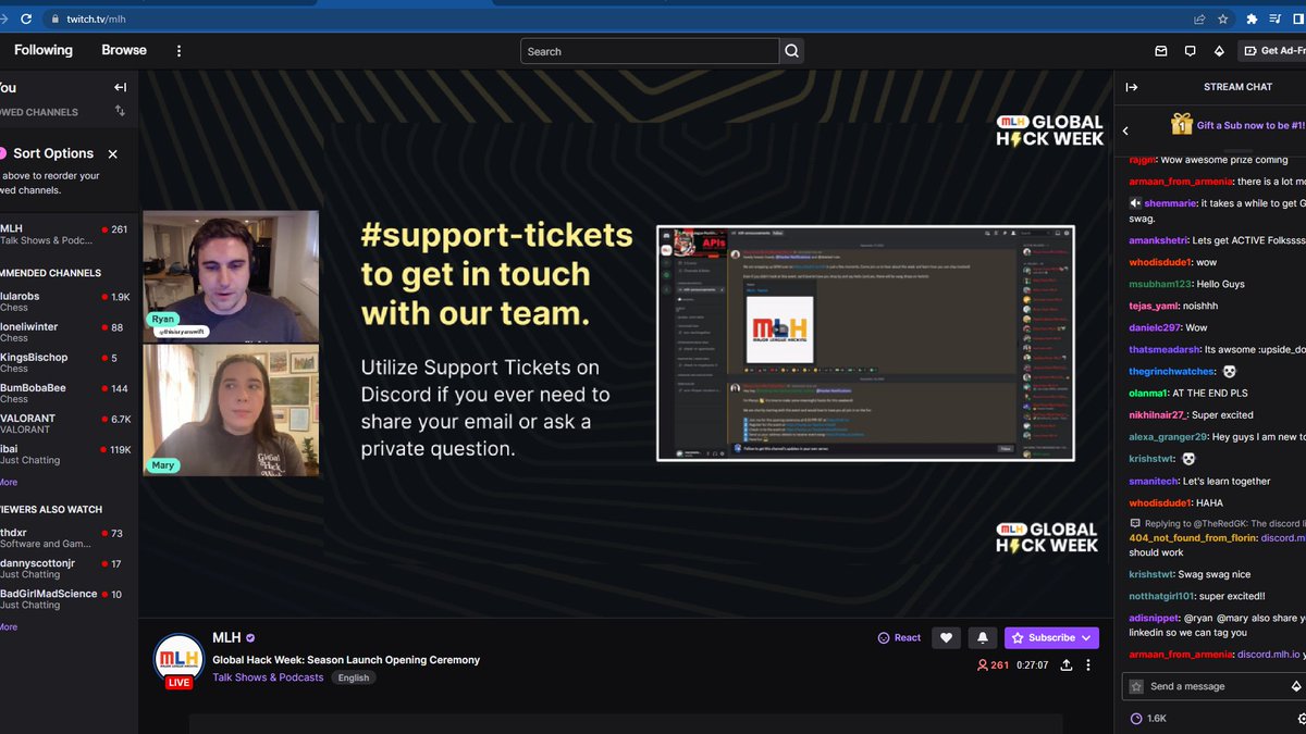 ig_rawx's tweet image. #GlobalHackWeek Season Launch stream @MLHacks