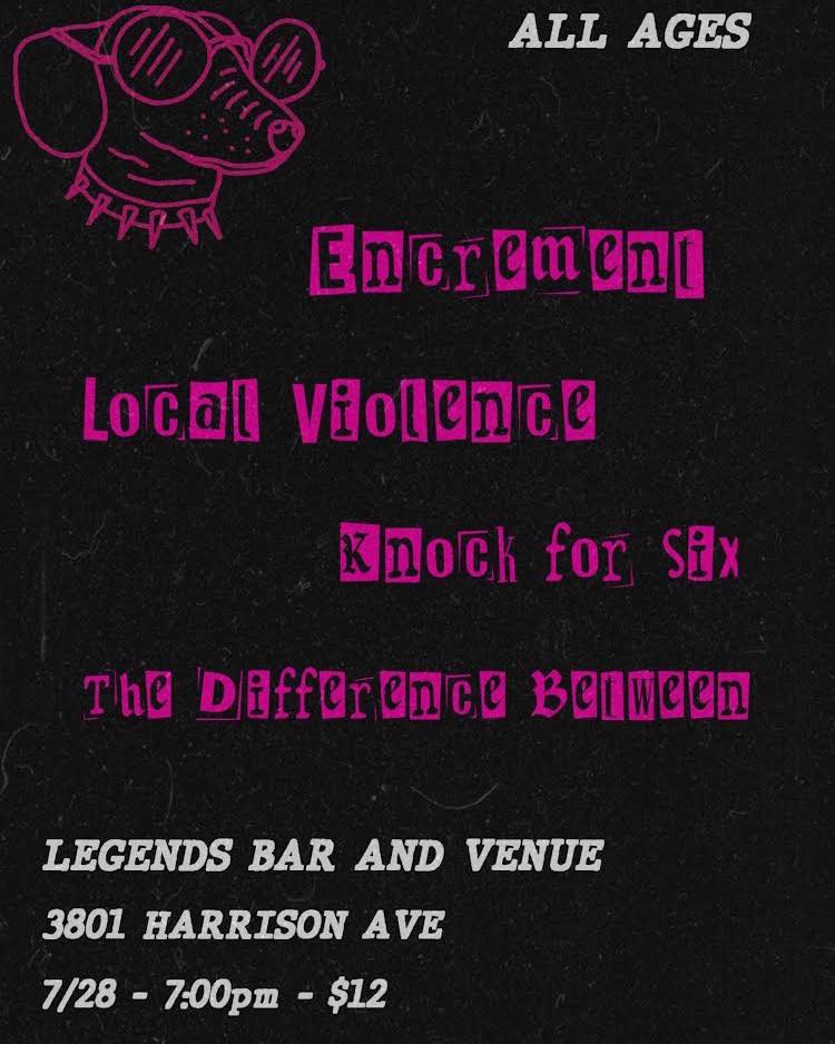 localviolence's tweet photo. Louisville ✅ Cinci ❓ July 28th @LegendsBar513  🤠

📷: Rachel Wood https://t.co/6jG4R38XZW