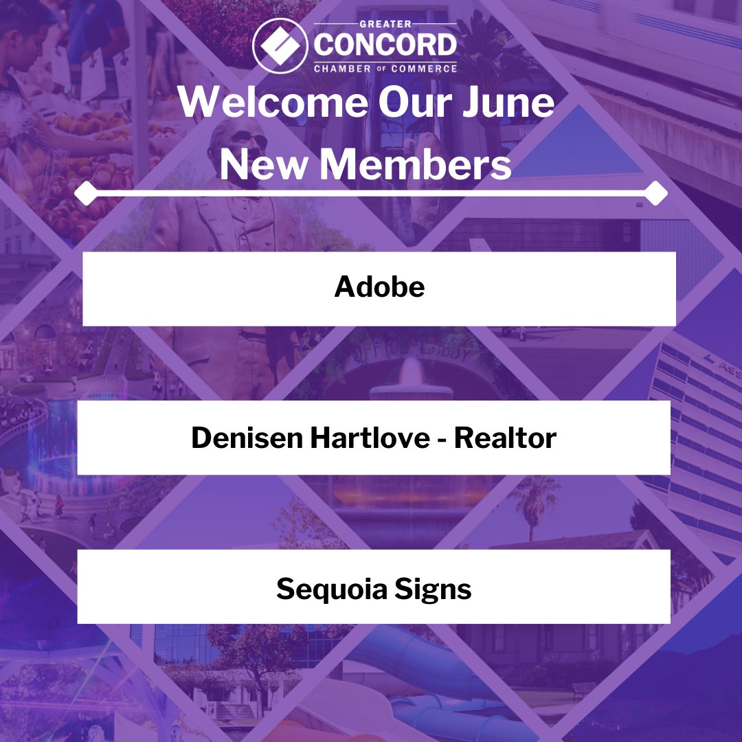Concord Chamber (@concordchamber1) on Twitter photo Welcome our June New Members!
<a href="/Adobe/">Adobe</a>
<a href="/MovingMom1/">Elon Musk Was Prob Dropped On His Head As A Baby</a> - Realtor
<a href="/SequoiaSigns/">Sequoia Signs</a> Welcome our June New Members!
<a href="/Adobe/">Adobe</a>
<a href="/MovingMom1/">Elon Musk Was Prob Dropped On His Head As A Baby</a> - Realtor
<a href="/SequoiaSigns/">Sequoia Signs</a>