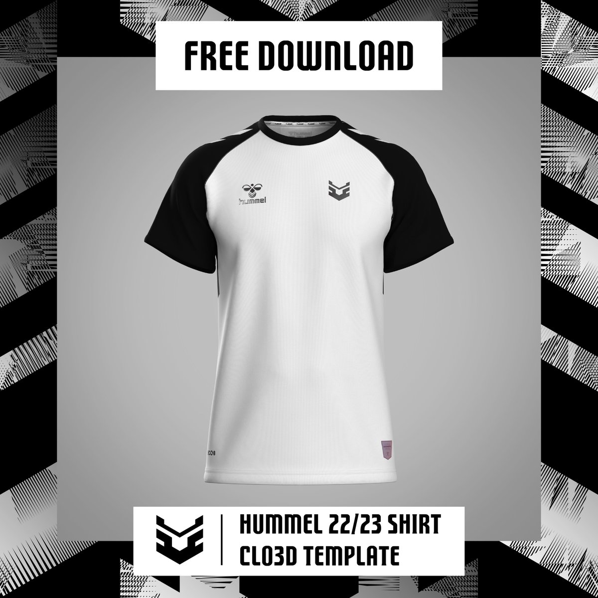 kitvalry's tweet photo. 🎁 FREE DOWNLOAD ✅

📎 CLO3D Template: hummel 22/23 shirt (Basic) by Kitvalry

Get it: https://t.co/Xw4vloR5wi

#clo3d #conceptkit #kitconcept #footballkit #footballjersey #soccer #hummel #kitvalry #template #freedownload #freebies #footbalkitdesigns #digitalfashion https://t.co/zuNadcJrc4