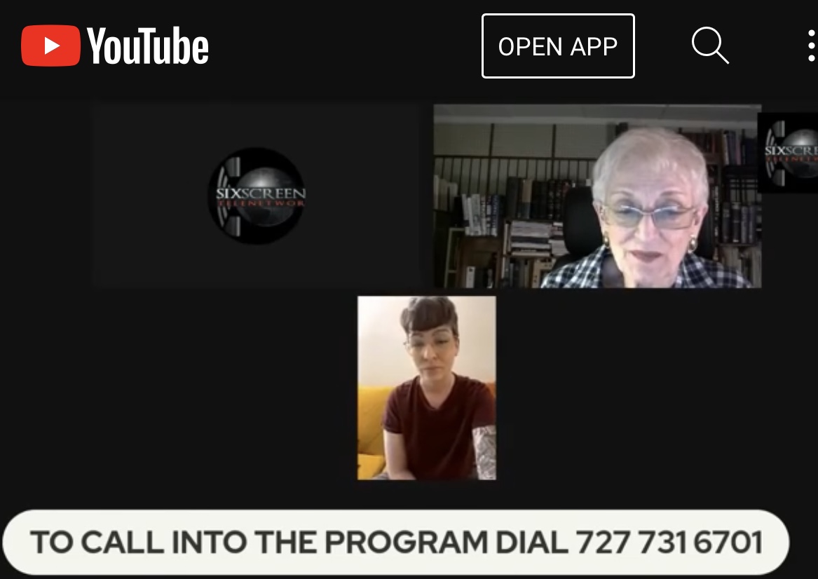 wbrandpub's tweet image. “I could not do it unless I did it completely raw,” says HOAX author Pony Jean Parker, referring to the writing of her book, on Rick Fearon’s Six Screens w/Watchtower Insider Barbara Anderson, a former member of Jehovah’s Witnesses.
Watch at 1:43 youtube.com/watch?v=hvW8we… #IGotOut