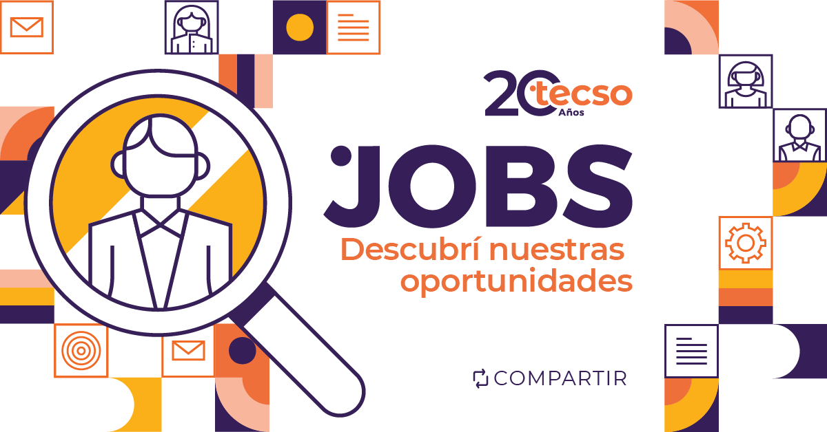 tecsocoop's tweet photo. Arrancamos la segunda mitad del año con todo y queremos que vos también seas parte de la #experienciatecso 🤝🚀
Conocé todas nuestras OPORTUNIDADES en https://t.co/1Xmhk1DLHz o envianos tu CV a sumate@tecso.coop
#hiring #joinus #oportunidades #teamtecso #QAmanual #developers #cv https://t.co/556SQpivZe