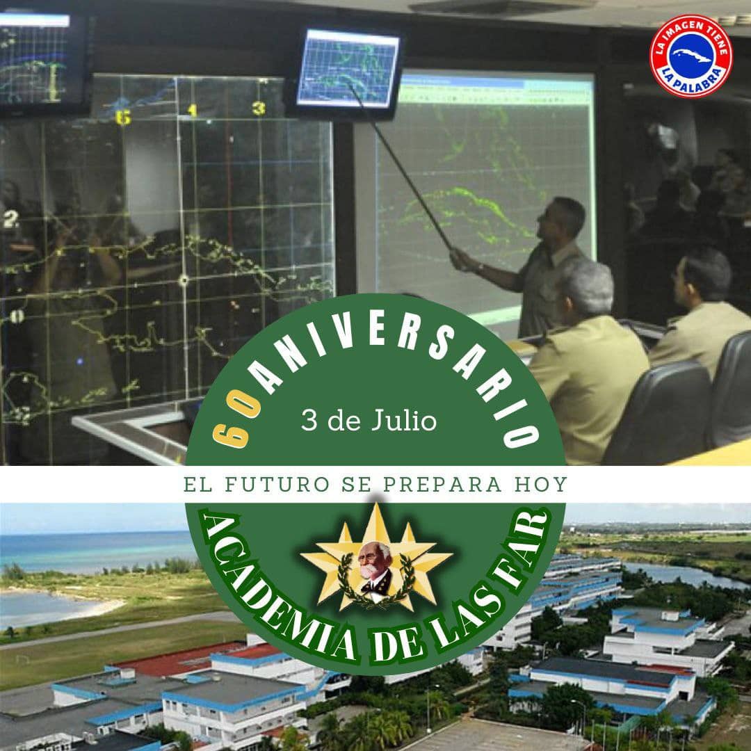 👮‍♂ Aniversario 60 de la Academia de las FAR
 #PuebloUniformado
#CabaiguánEduca