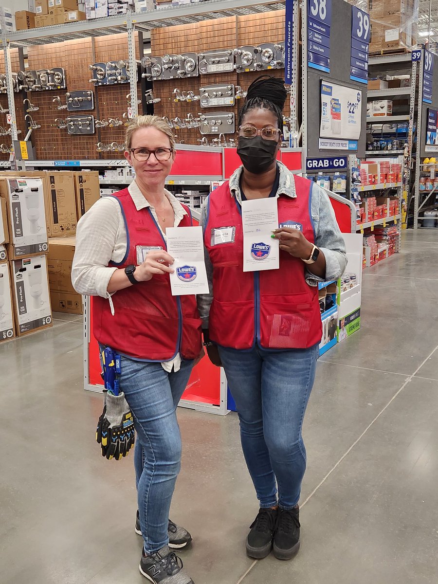 Bob.Bielucke (@r_bielucke) on Twitter photo Great job, to ASM Alison and Roshella who in the customers words "exercised their muscle and skills" when helping a customer load patio furniture into her car. 👏 Great job leading by example at Lowe's (3388) <a href="/BenitoKomadina/">Benito.Komadina@Lowes</a> <a href="/DCT0813MD/">Dante Thomas</a> Great job, to ASM Alison and Roshella who in the customers words "exercised their muscle and skills" when helping a customer load patio furniture into her car. 👏 Great job leading by example at Lowe's (3388) <a href="/BenitoKomadina/">Benito.Komadina@Lowes</a> <a href="/DCT0813MD/">Dante Thomas</a>