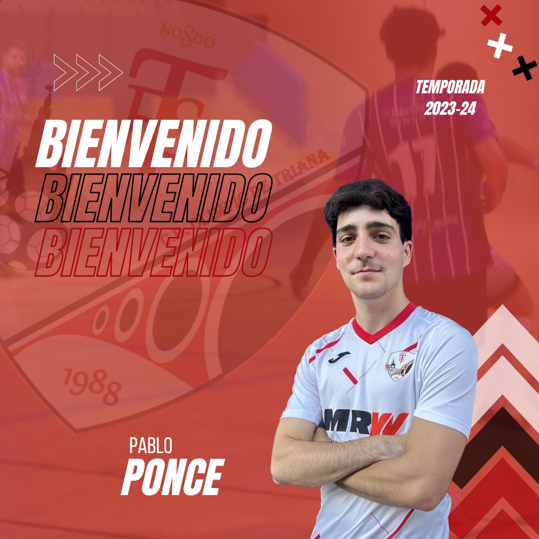 TrianaFS's tweet photo. ✍🏼🆕 FICHAJE | @pablopon99 se convierte en la 2ª incorporación del #OlimpicDeTriana para la temporada 23/24!

Una cara conocida tras jugar en las categorias inferiores del club, llega para aportar potencia y garra procedente de la @SFPaulaDeportes🐕

#2/?

#BienvenidoPonce
⚪️⚫️🔴 https://t.co/PHndhU1sHz