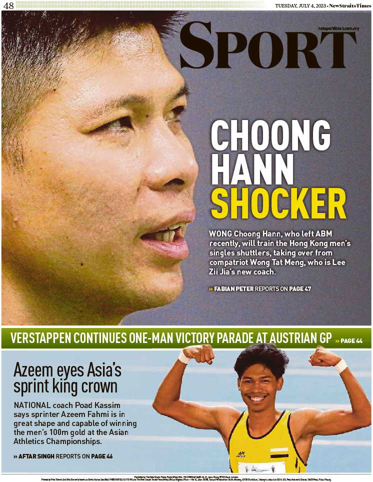 NST_Online's tweet photo. Thinking of unplugging from the Internet for a while? Go old school for your dose of morning news! Today in the #NSTprintedition #04072023 https://t.co/PotacPUCdw
