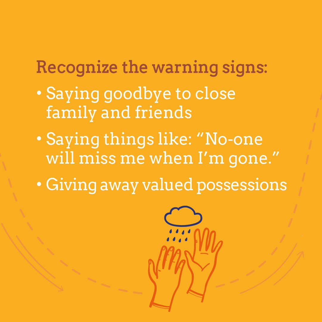 These are warning signs that someone may be thinking about #suicide:
🔶 Severe mood changes
🔶 Social withdrawal
🔶 Expressing thoughts or plans about ending their life
🔶 Saying goodbye to close family and friends
🔶 Saying things like: "No-one will miss me when I'm gone."
🔶