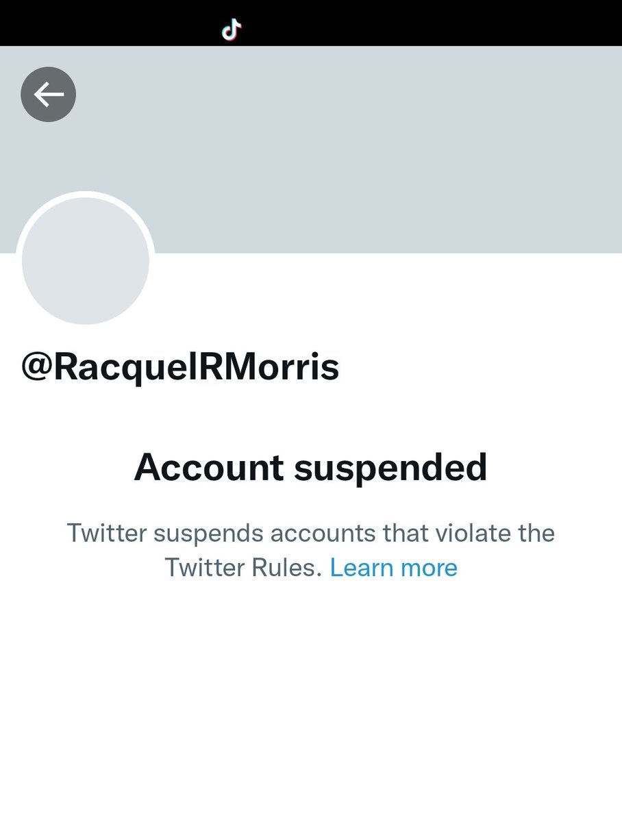 wackyracky1's tweet photo. @elonmusk 

I thought you said humor wasn't dead on Twitter.

Why are you suspending parody accounts? 

What happens when that account is paying for your service that you took away with no explanation or anything? 

@RacquelRMorris suspended by Twitter. https://t.co/bYunTK6Wsi