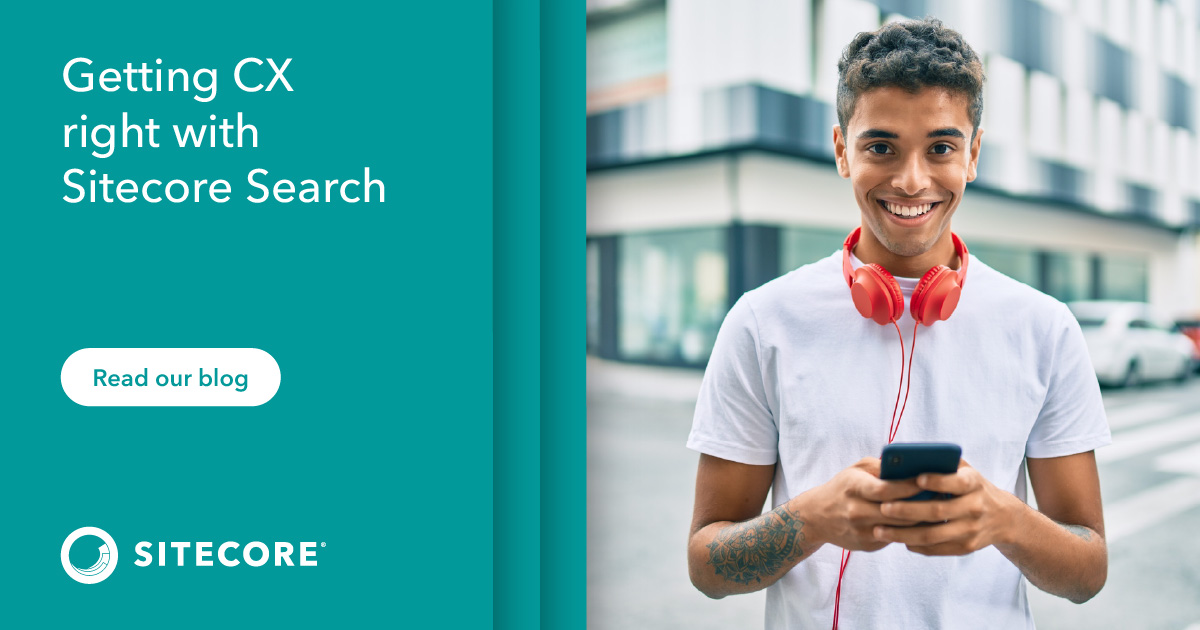 Sitecore's tweet image. Intelligent and 🔥 blazing-fast search is what you’ll get with #SitecoreSearch. Learn how you can optimize engagement and conversions from our guest blogger @Jgrozalsky VP of Digital Marketing, @Velir 👉 siteco.re/3JH2Pmc

#AI #API #CMX