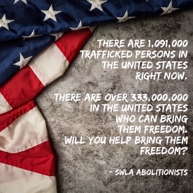 swlaabolition's tweet image. This Independence Day, let’s ensure all are free.

facebook.com/donate/6105385…

#4thofJuly #IndependenceDay #enditmovement #Louisiana