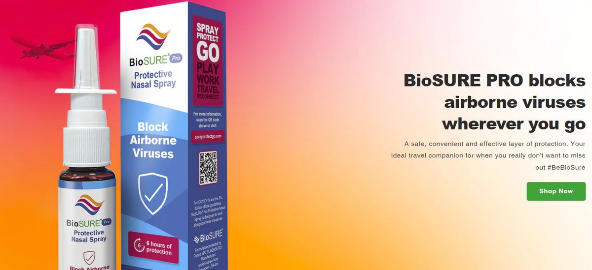 INTOUCH_RUGBY's tweet photo. PROTECTING URSELF ON UR TRAVELS INNOVATIVE New Unique Nasal Spray creates physical barrier proven 2 block COVID-19 colds & flu perfect 4 those travelling @ home & abroad https://t.co/lH3hgIlT7G @BeBioSure #biosure #travels #nasal #spray #ad #travelling & https://t.co/mfuNWdJEhw! https://t.co/X6IDOu5eYc