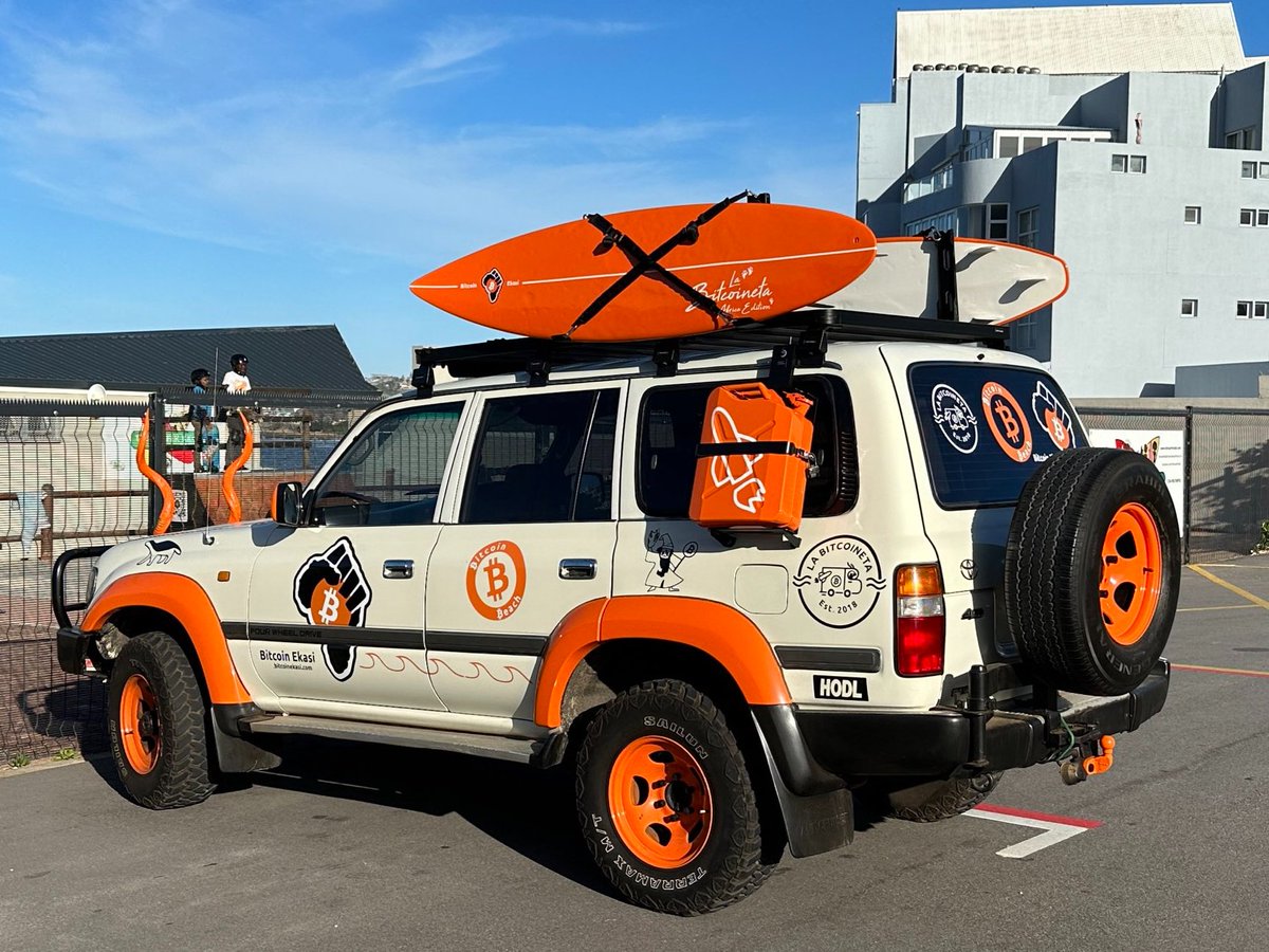 ☀️ #Bitcoin cruiser traveling through South Africa! 🇿🇦
