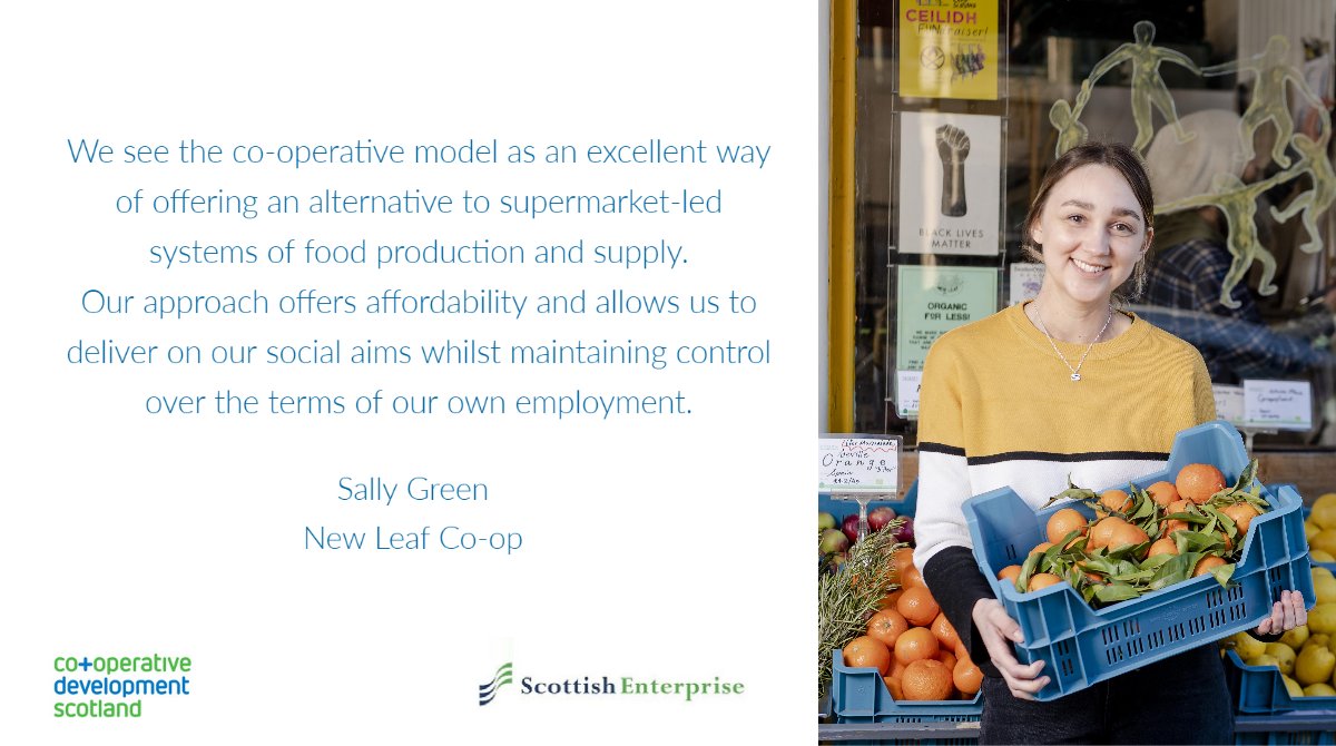 cdscotland's tweet photo. In our recent blog article, Sally Green of Edinburgh-based @NewLeafCoopShop chats to us about why a co-op model works for the enterprise and how this way of working is helping navigate the challenges of the cost-of-living crisis.

📚https://t.co/Z1jdYshFwh https://t.co/rub20vrslP