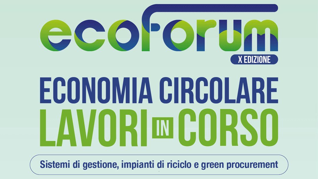 Da domani #Ecoforum di <a href="/Legambiente/">Legambiente</a> <a href="/Kyoto_Club/">Kyoto Club</a> <a href="/Lanuovaecologia/">La Nuova Ecologia</a> eco-forum.it/programma-ecof… potete seguirci anche in streaming su <a href="/YouTube/">YouTube</a> 
#economiacircolare
<a href="/eprsocial/">Eprcomunicazione</a> <a href="/Conou_consorzio/">CONOU</a> <a href="/Itelyum/">Itelyum</a> <a href="/ISPRA_Press/">ISPRA - Ist. Sup. Protezione e Ricerca Ambientale</a> <a href="/contarinaspa/">Contarina</a> <a href="/lucartgroup/">@Lucartgroup</a>