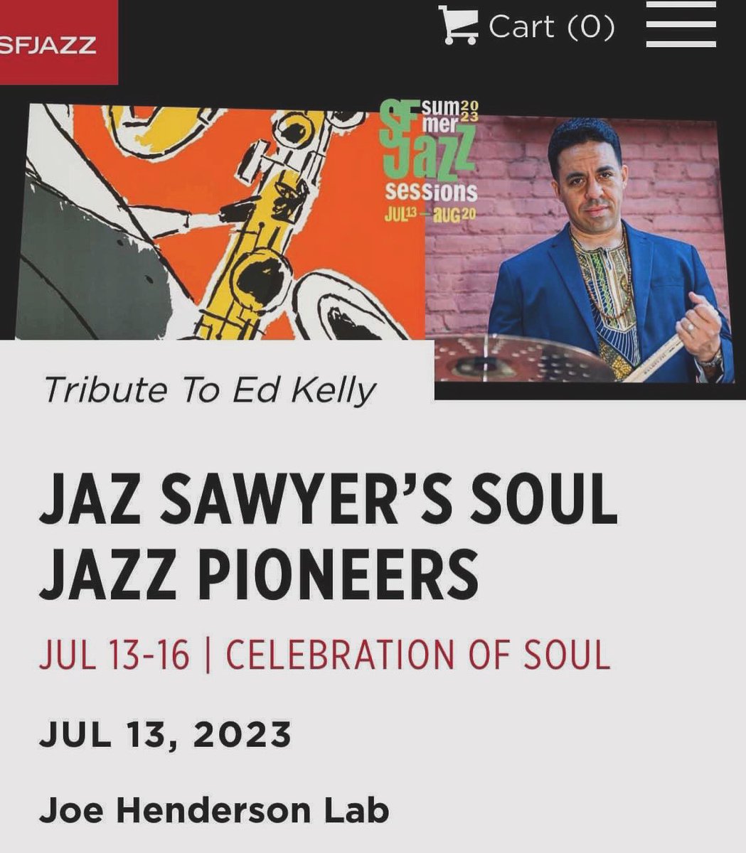 7/13/23 <a href="/SFJAZZ/">SFJAZZ</a> 7pm &amp; 8:30pm | Celebration of Soul for the Summer! 
sfjazz.org/tickets/produc…