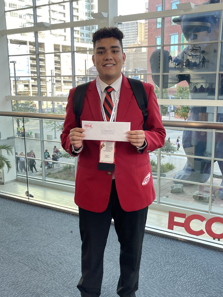 NOFCCLA's tweet photo. Congratulations to Leo for making it through the 1st round of the National FCCLA officer elections!! You got this. @NOPSwarriors #Nefccla https://t.co/1tS2NuGbuP