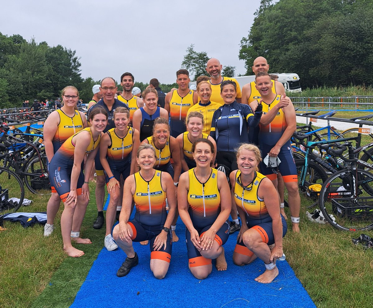 mullerffl's tweet image. Afgelopen weekend hebben meerdere collega's deelgenomen aan de Triathlon Holten. Alhoewel het weer wat minder was, waren de prestaties goed! Bij de Vivera Run werd zelfs de 1e plaats behaald in het bedrijvenklassement. We kijken dan ook terug op een zeer geslaagd event!