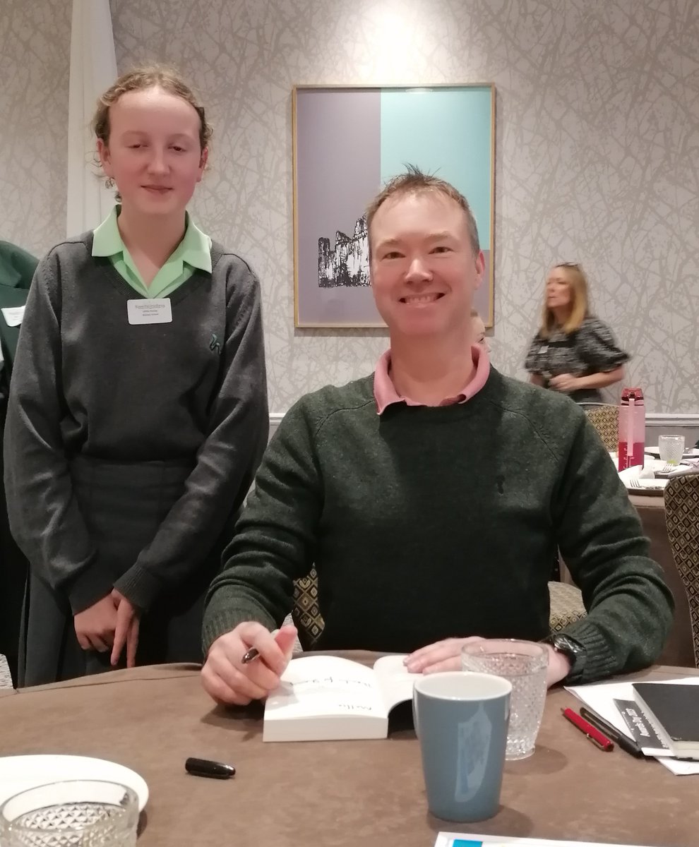 ws_Library's tweet image. Three members of Book Club had a fantastic time at the #Spellbinding2023 Book Awards. Workshops, author panel, book swap and goodie bags! @LawrencePatrice @AnnSeiLin1 @JonathanTulloch @a_reflective and Simon Fox. Huge thanks to @CumbriaSLS for organising such a fab day. 📚🤩📒