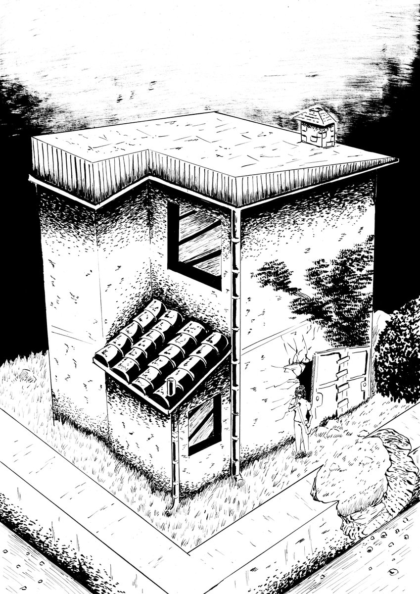 JaniceQuinteros's tweet photo. "36 Días - capitulo 01"         
Pag: 25   
Patreon: JaniceQW        
#36dias #if #tinta #plumilla #guerra #ink #nib #blackandwhite #war #apocalypse #drawing #ilustration #zombie #ペン先 #インク https://t.co/Ek5Le6lA47