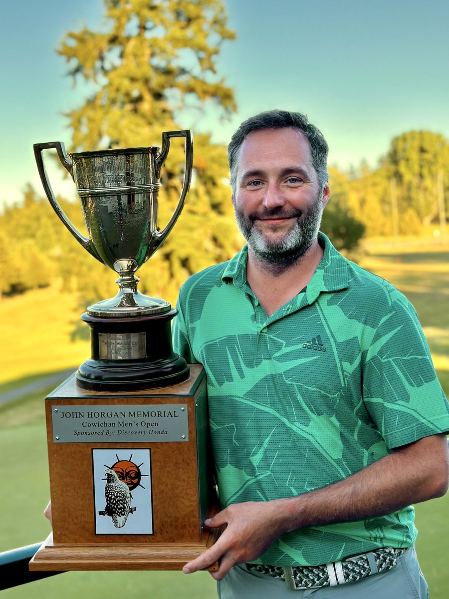 🏆 69th annual John Horgan Memorial <a href="/DiscoveryHonda/">Discovery Honda</a> <a href="/CowichanGolf/">Cowichan Golf Club</a> Open winner is defending champion Brent Wilson ⛳️ Congrats 🎉 Full tournament results are available on our website🏌️‍♂️ cowichangolfclub.ca #champion #cowichan #cowichanvalley
#cowichangolfclub 
📸 @CSweetMedia
