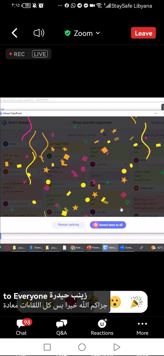 <a href="/ClassPointMENA/">ClassPoint MENA</a> <a href="/MicrosoftEDU/">Microsoft Education</a> #MIEExpert الآن يحدث  الآن مباشرة جلسة الكلاس بوينت والذكاء الاصطناعي 🌷🌷#microsoft
