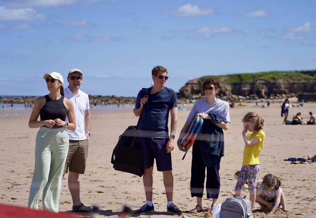theNBS's tweet photo. Last week we took to Longsands Beach in Tynemouth for our first NBS Family Beach Day! 🏖️ 😎 

We worked with the incredible Soul2Sand to create an amazing sand art piece celebrating 50 years of NBS. Check out the final result 👇 

#NBS50 #LifeAtNBS https://t.co/rp7x0cfN7Z