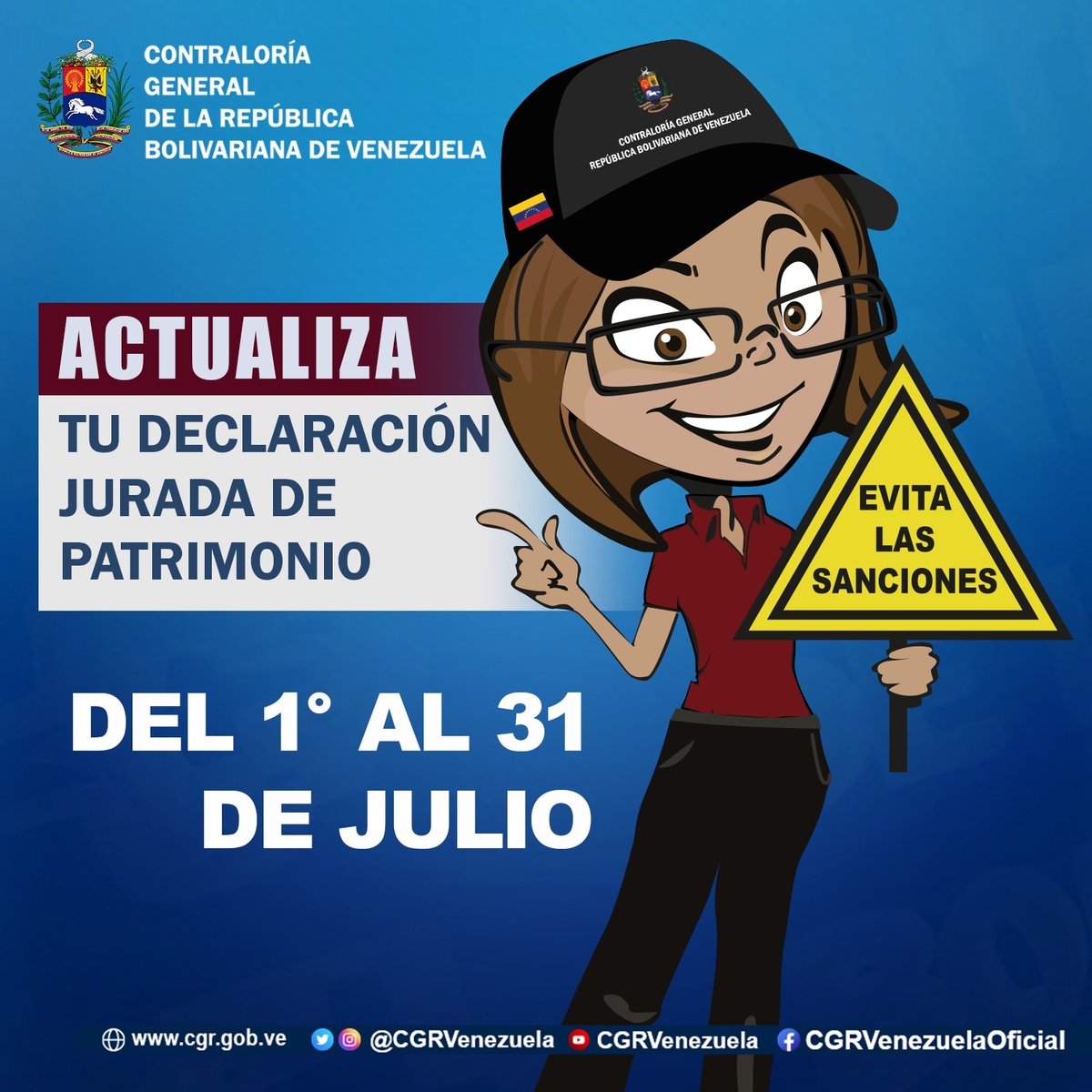 oac_cmez's tweet photo. #DJP La Contraloría del Municipio Ezequiel Zamora con su Oficina de Atención al Ciudadano se encuentra activa realizando la Actualización de la Declaración Jurada de Patrimonio de altos Funcionarios. #CMEZB #OAC https://t.co/G5xMcv3ADE