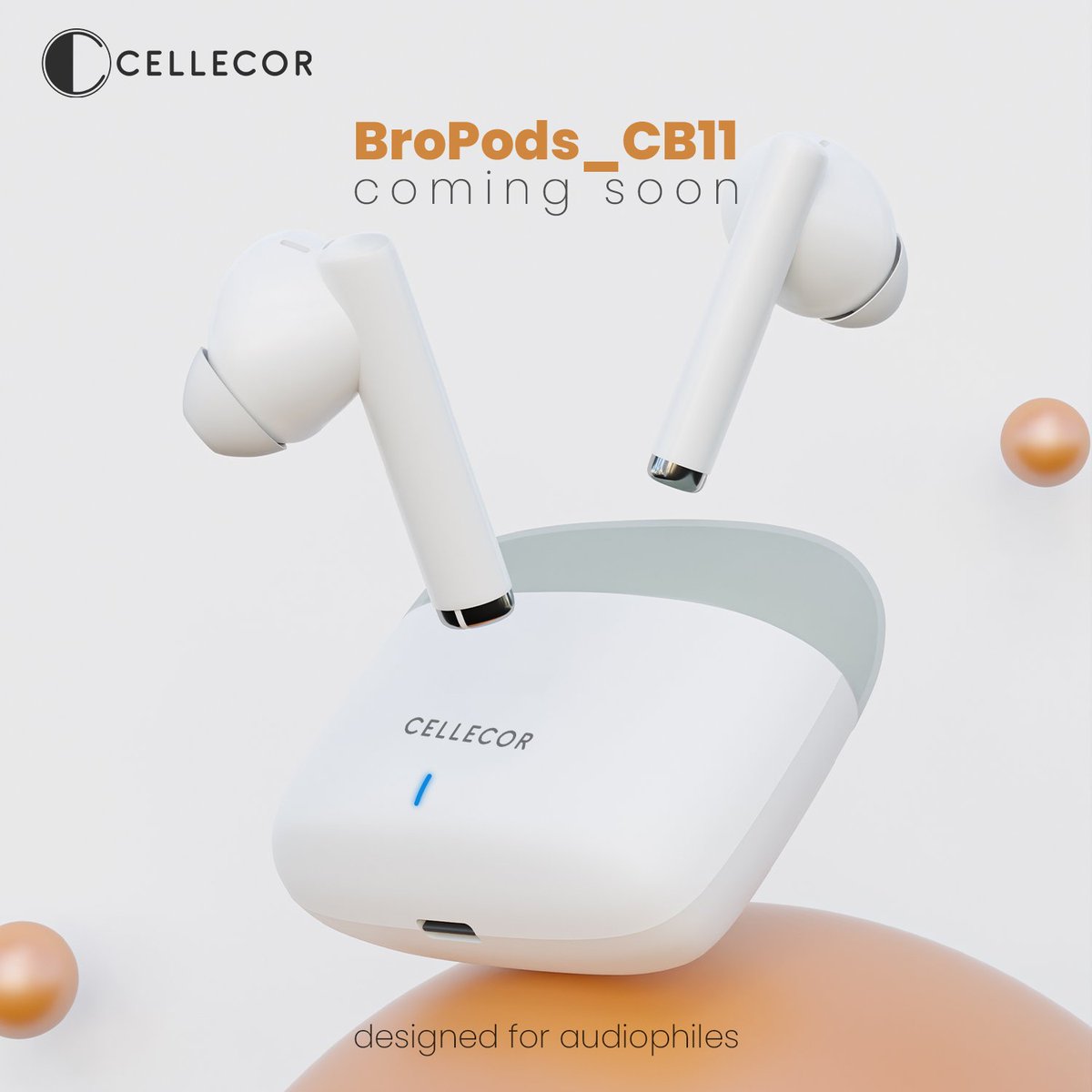 cellecorgadgets's tweet photo. Please make room for our stylish new earbuds.
Cellecor Bropods CB11, coming soon.
.
.
.
.
#Cellecor #Cellecortws #ComingSoon #CB11 #Bropods #TWS https://t.co/TVwHi4AMkz