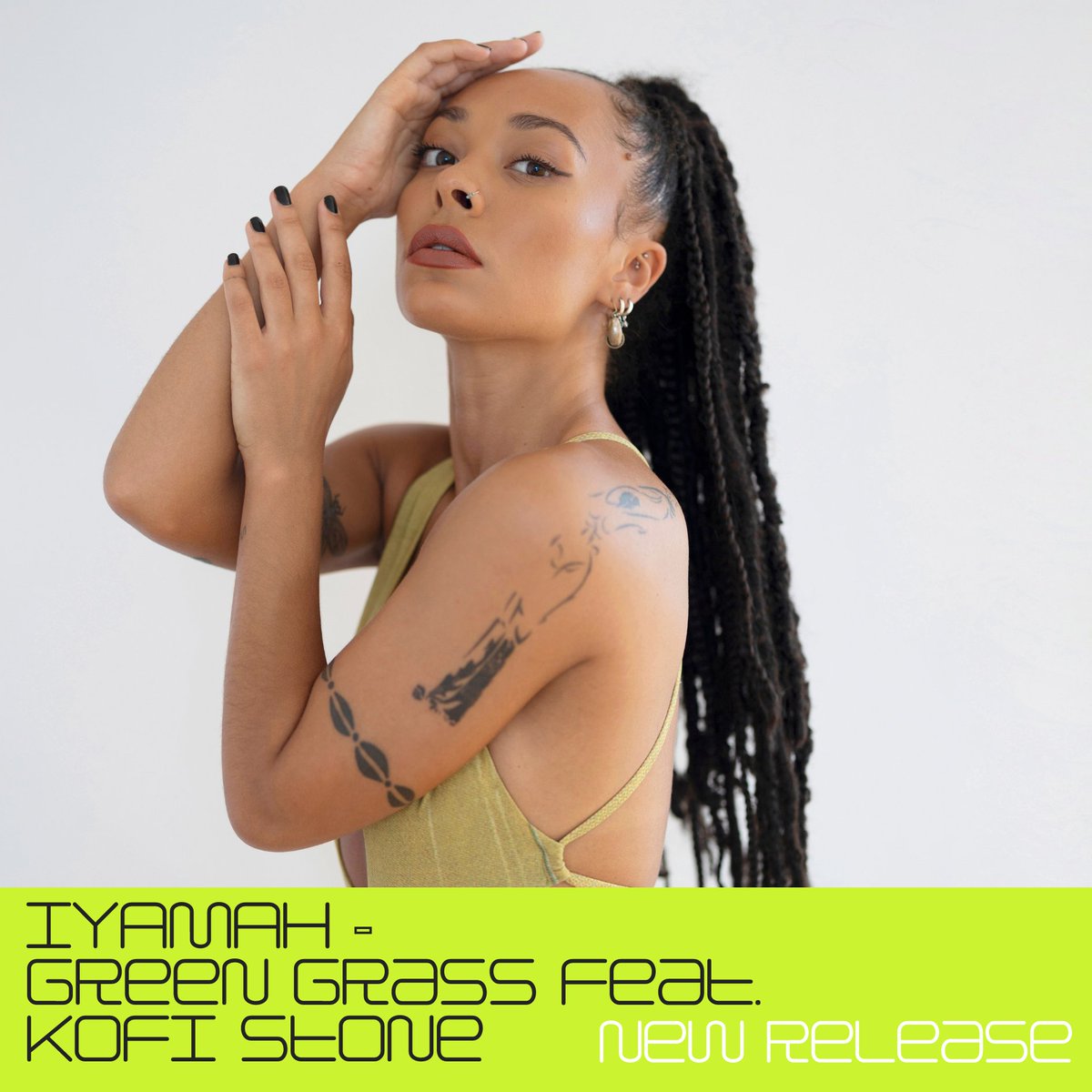 Green Grass is the new single from Brighton-born, London-based @iyamah_artist ft @KofiStone_ 🚀 Taken from her upcoming project 'In Two Worlds', the track plays with the idea that the grass is always greener.

bfan.link/green-grass-2 🌟

FFO: @Ms_Dynamite @lavalarue @EgoEllaMay